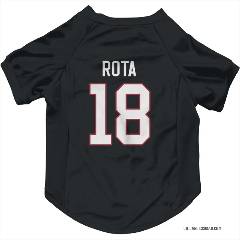 Darcy Rota  Black Chicago Blackhawks  Cat & Dog Pet Jersey