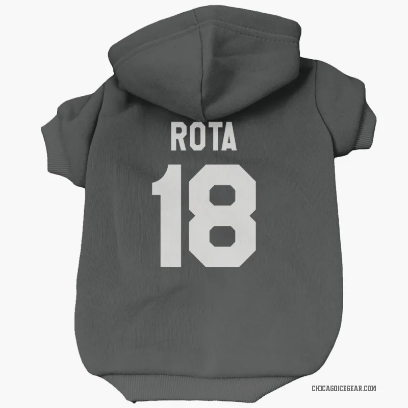 Darcy Rota  Black White Chicago Blackhawks  Cat & Dog Pet Hoodie