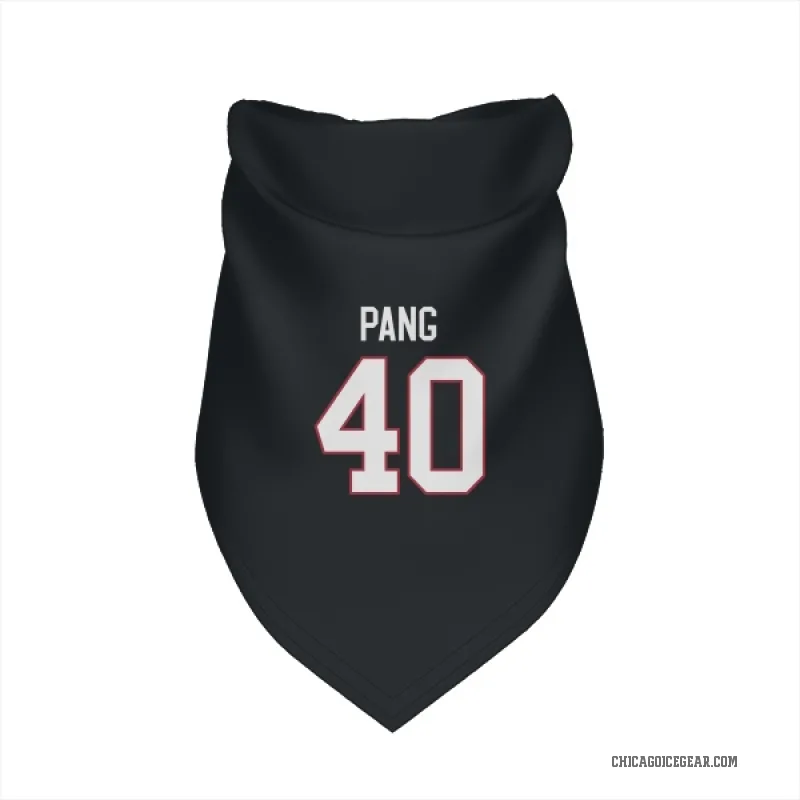 Darren Pang  Black Chicago Blackhawks  Cat & Dog Pet Bandana