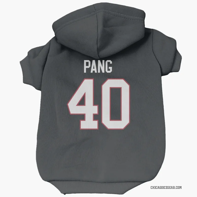 Darren Pang  Black Chicago Blackhawks  Cat & Dog Pet Hoodie