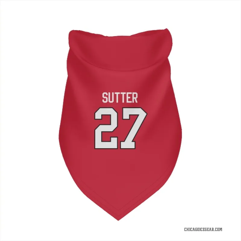 Darryl Sutter  Red Chicago Blackhawks  Cat & Dog Pet Bandana