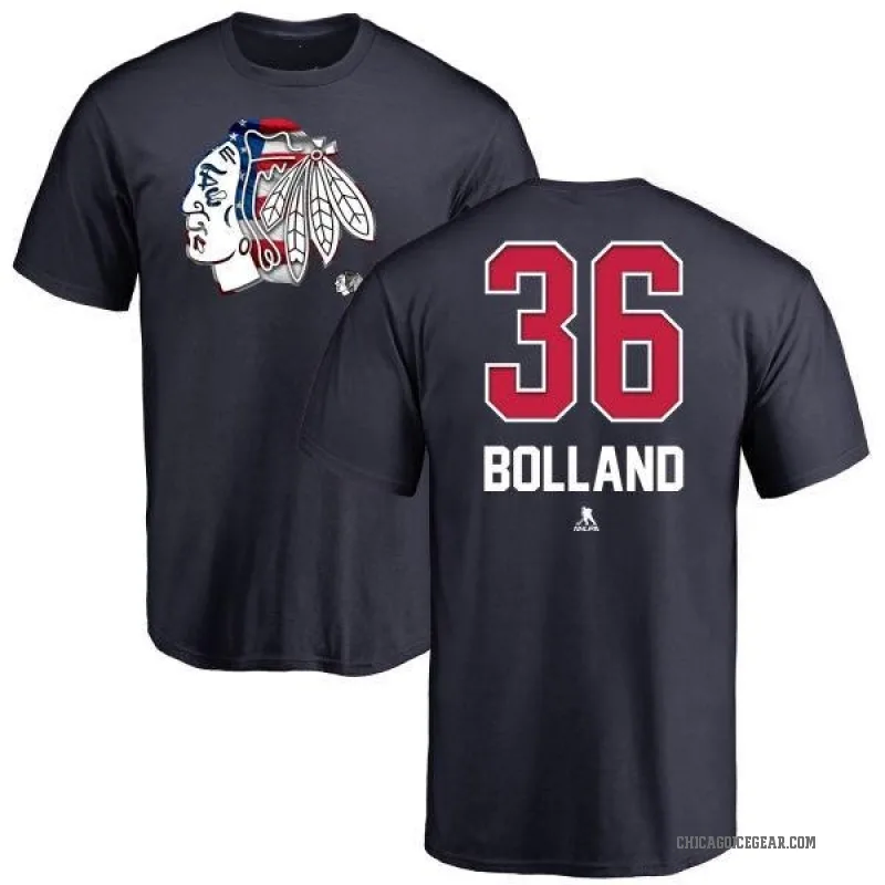 Dave Bolland Men's Navy Chicago Blackhawks Name and Number Banner Wave T-Shirt -
