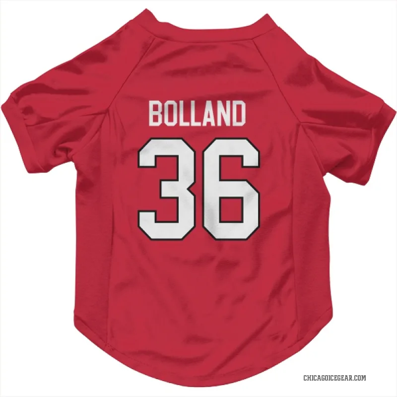 Dave Bolland  Red Chicago Blackhawks  Cat & Dog Pet Jersey