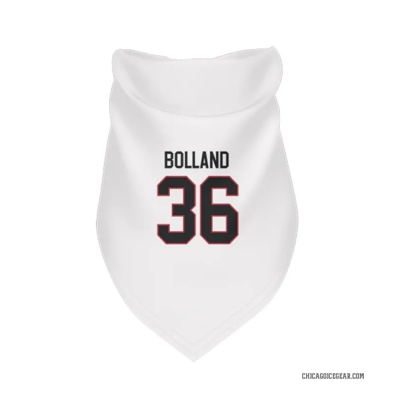 Dave Bolland  White Chicago Blackhawks  Cat & Dog Pet Bandana