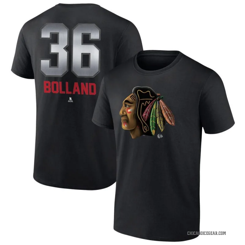 Dave Bolland Youth Black Chicago Blackhawks Midnight Mascot Logo T-Shirt