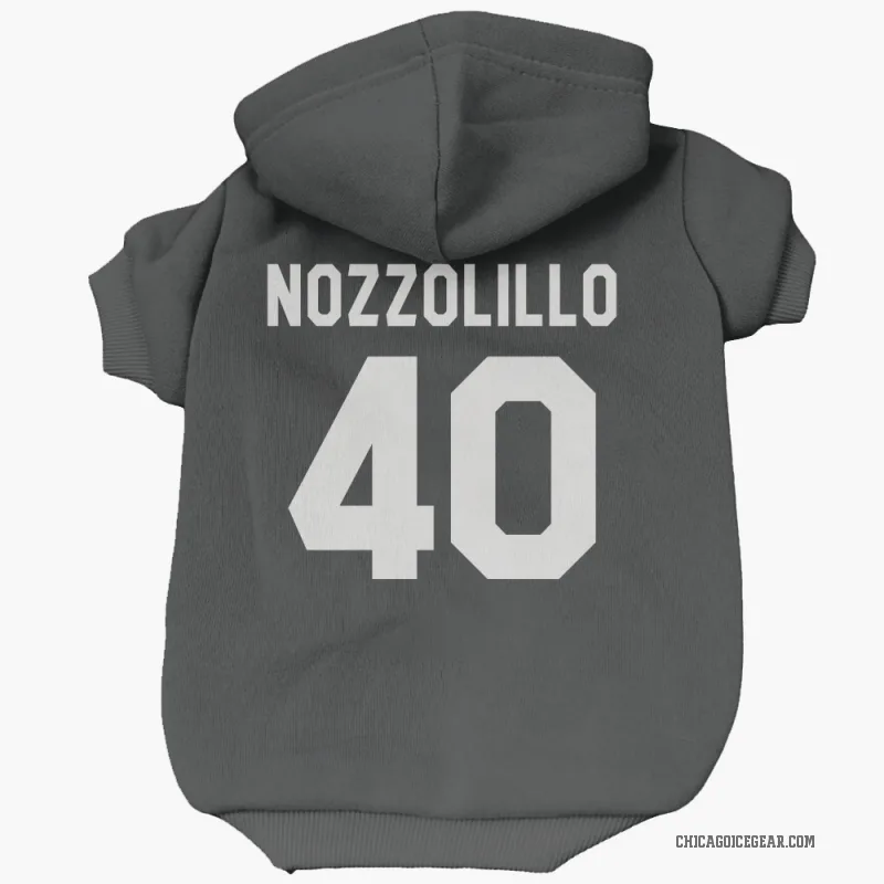 Dave Nozzolillo  Black White Chicago Blackhawks  Cat & Dog Pet Hoodie