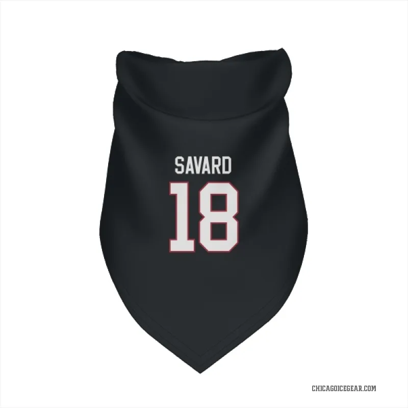 Denis Savard  Black Chicago Blackhawks  Cat & Dog Pet Bandana