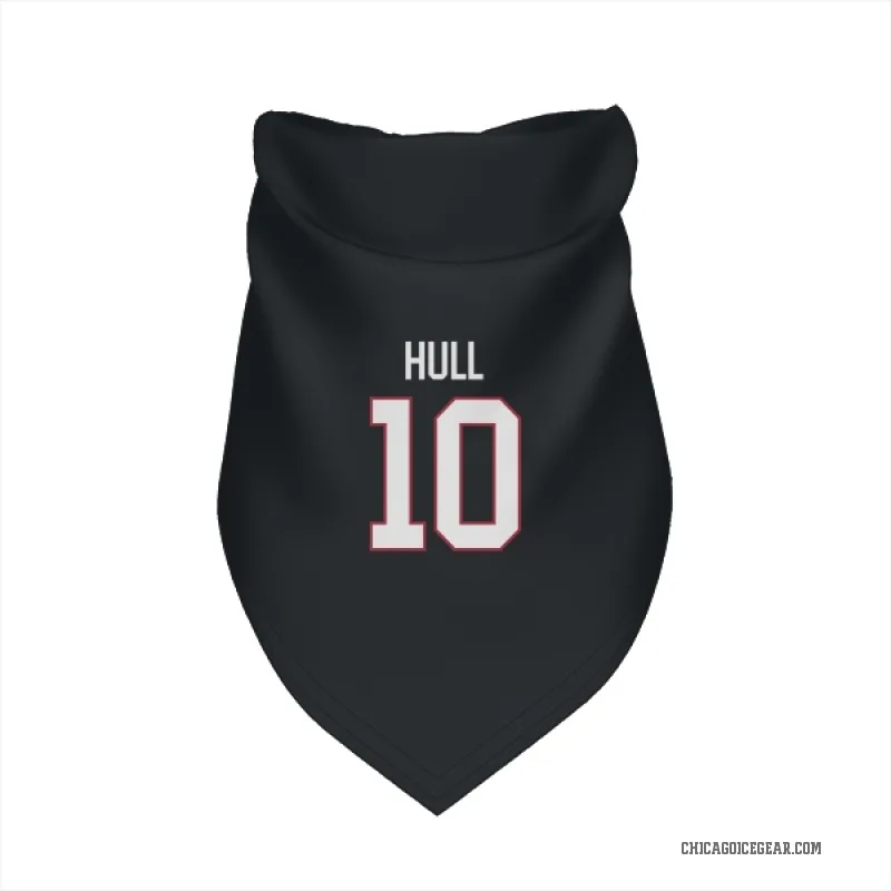 Dennis Hull  Black Chicago Blackhawks  Cat & Dog Pet Bandana
