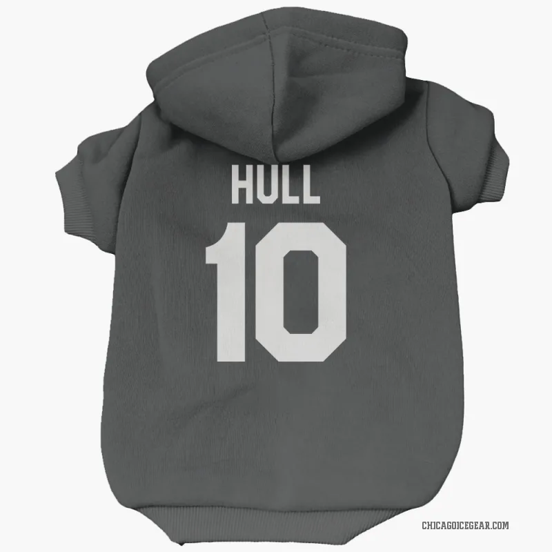 Dennis Hull  Black White Chicago Blackhawks  Cat & Dog Pet Hoodie