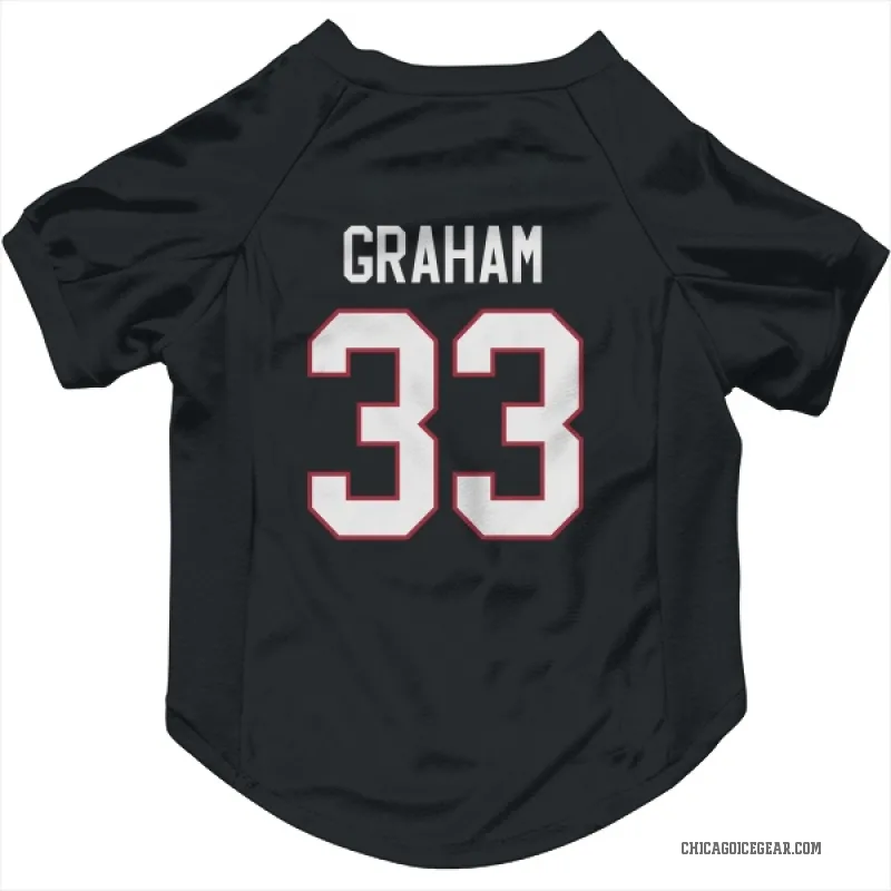 Dirk Graham  Black Chicago Blackhawks  Cat & Dog Pet Jersey