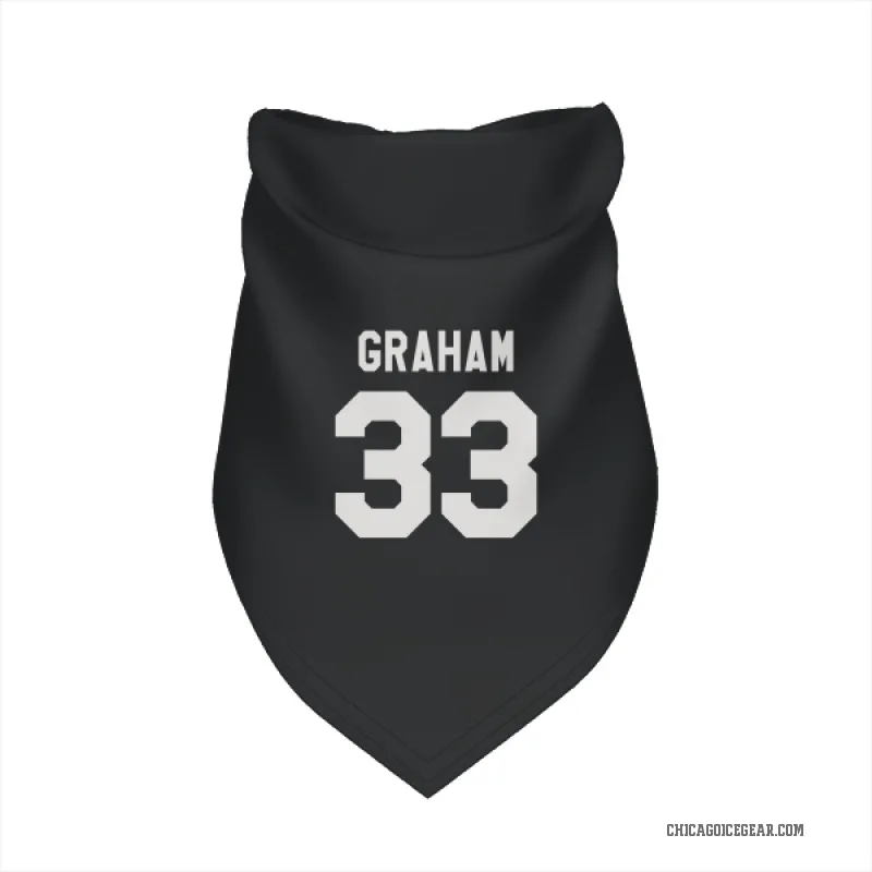 Dirk Graham  Black White Chicago Blackhawks  Cat & Dog Pet Bandana