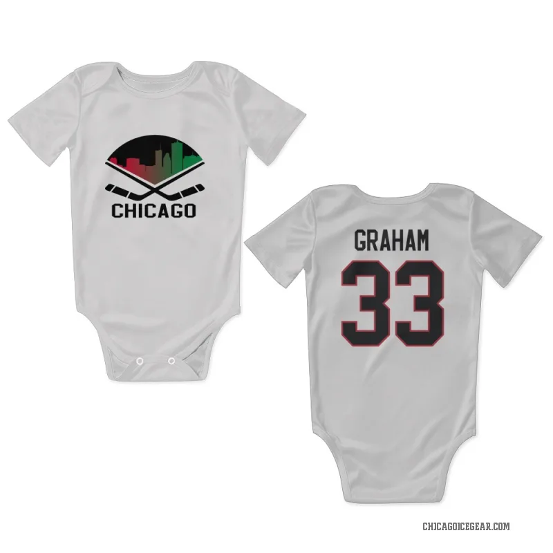 Dirk Graham  White Chicago Blackhawks  Newborn & Infant Bodysuit