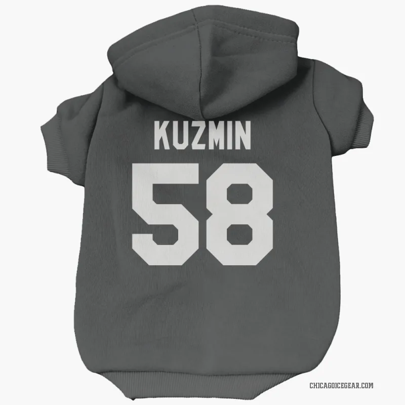 Dmitry Kuzmin  Black White Chicago Blackhawks  Cat & Dog Pet Hoodie