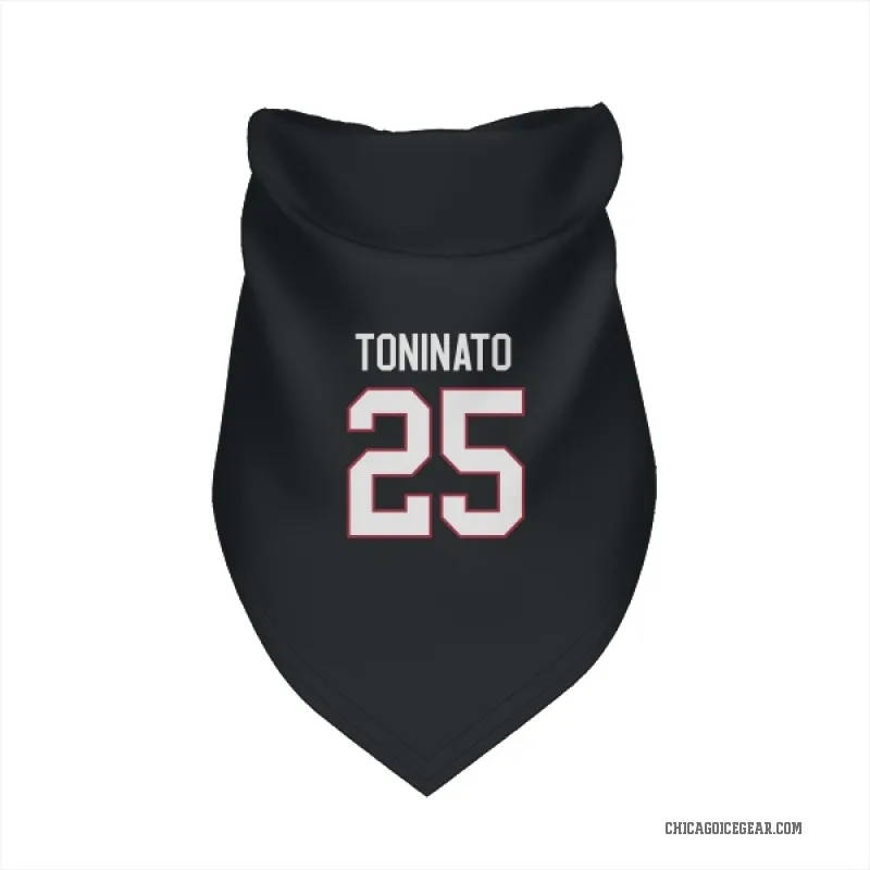Dominic Toninato  Black Chicago Blackhawks  Cat & Dog Pet Bandana