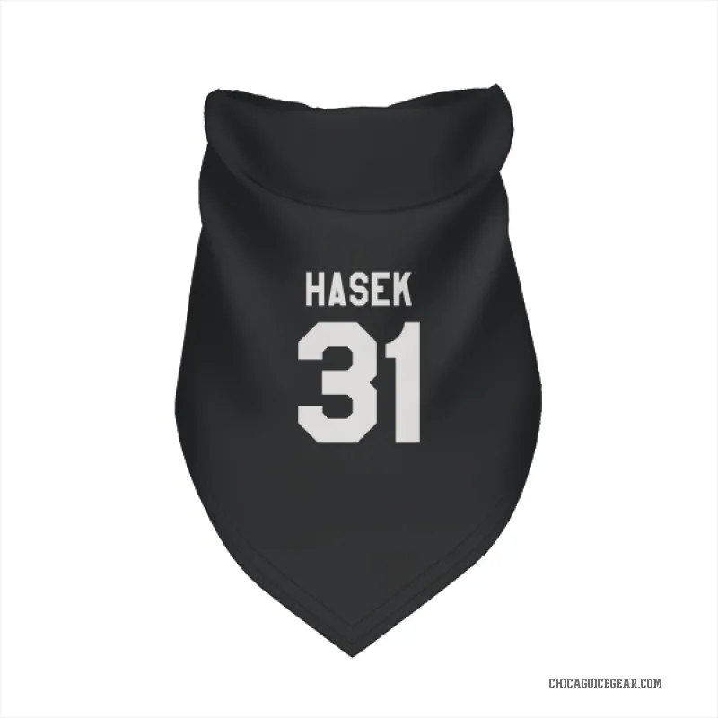Dominik Hasek  Black White Chicago Blackhawks  Cat & Dog Pet Bandana