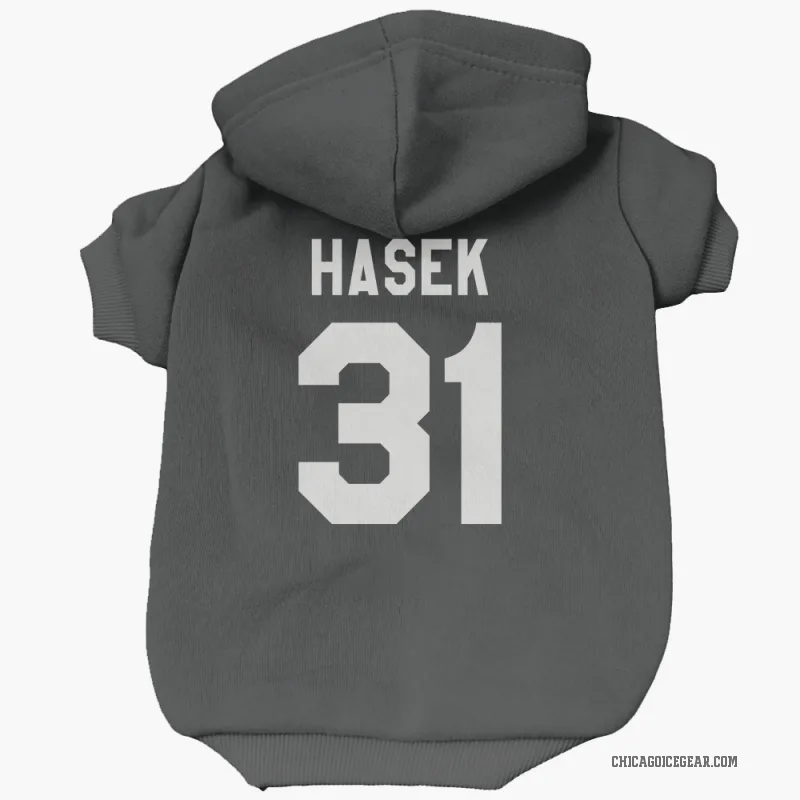 Dominik Hasek  Black White Chicago Blackhawks  Cat & Dog Pet Hoodie