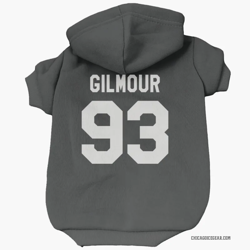 Doug Gilmour  Black White Chicago Blackhawks  Cat & Dog Pet Hoodie