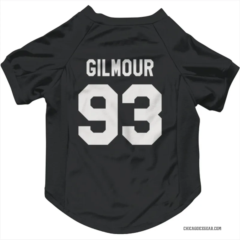 Doug Gilmour  Black White Chicago Blackhawks  Cat & Dog Pet Jersey