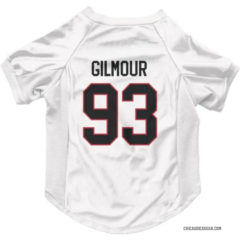 Doug Gilmour  White Chicago Blackhawks  Cat & Dog Pet Jersey