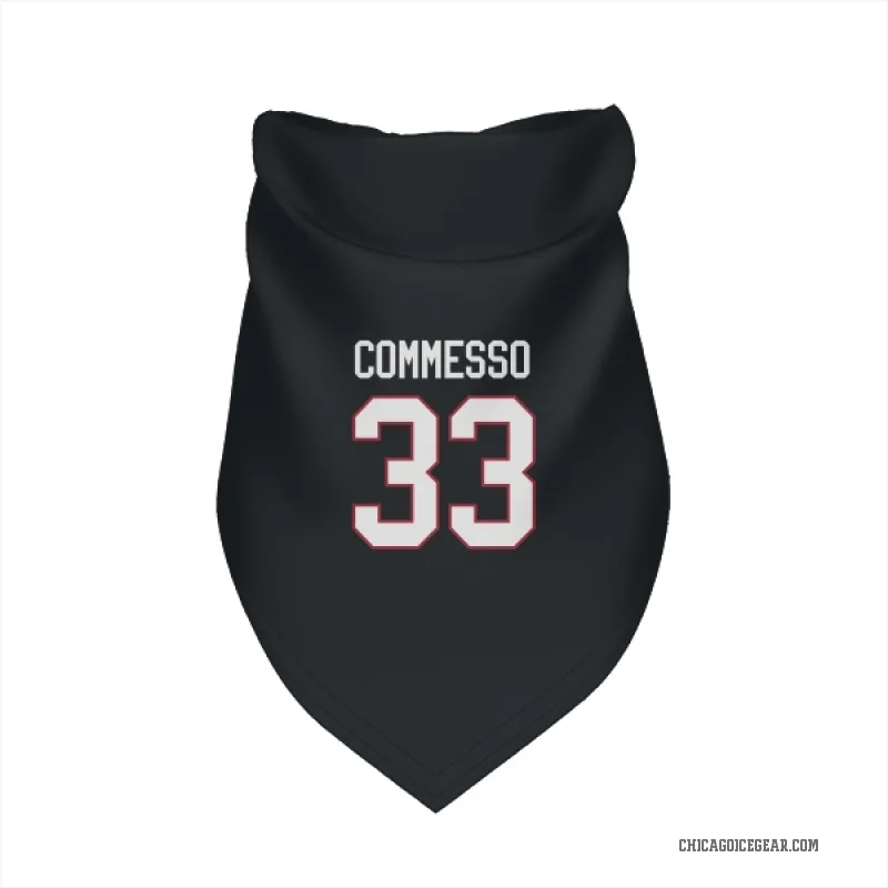 Drew Commesso  Black Chicago Blackhawks  Cat & Dog Pet Bandana