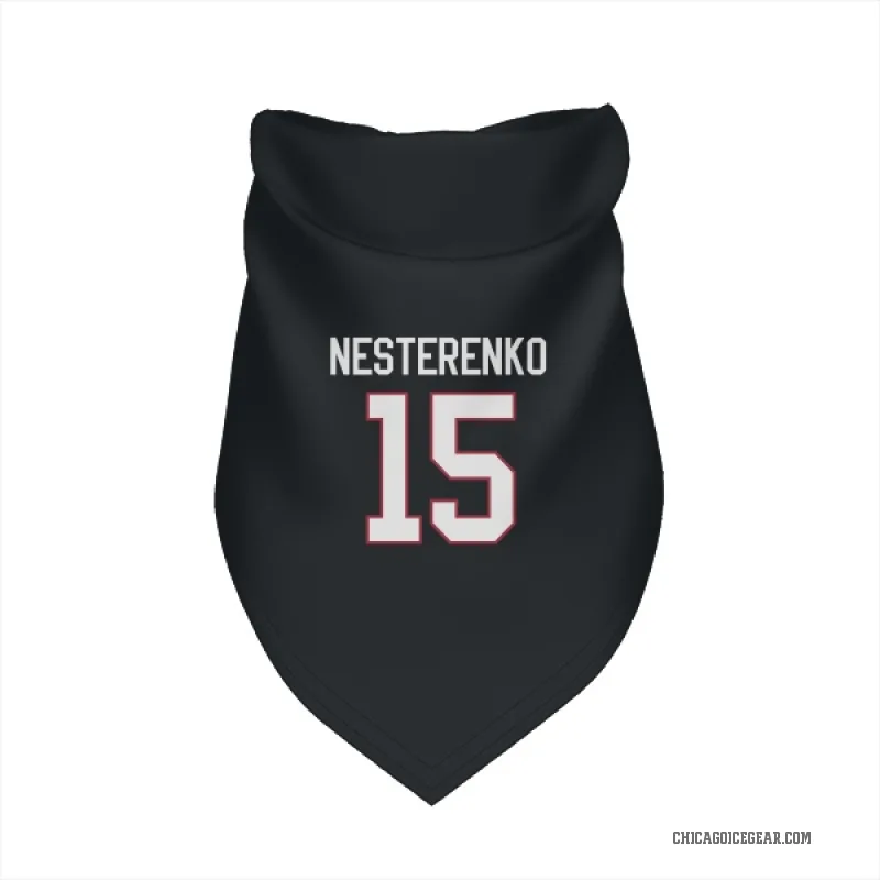 Eric Nesterenko  Black Chicago Blackhawks  Cat & Dog Pet Bandana
