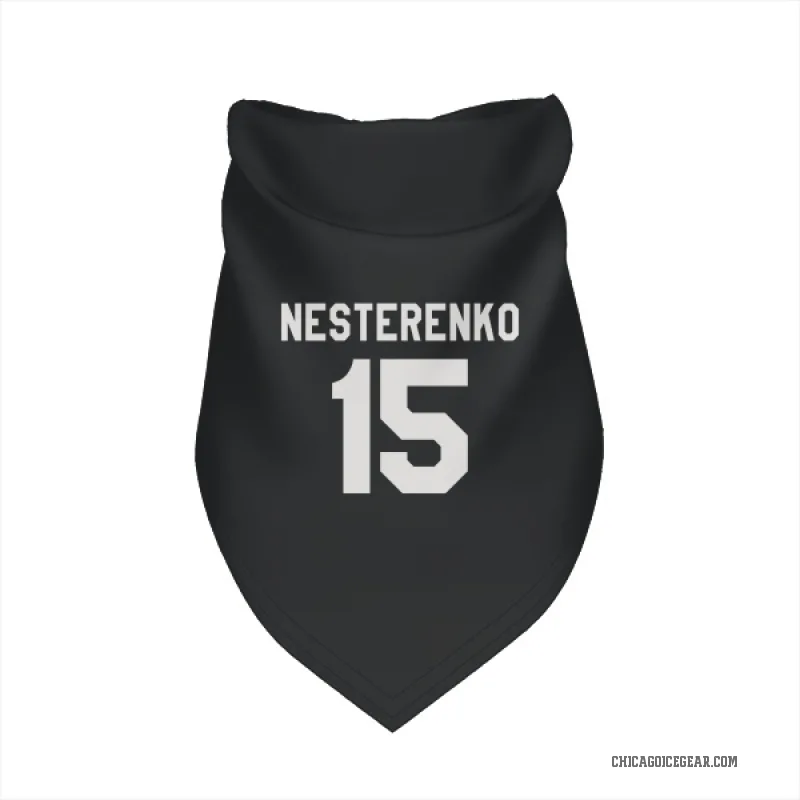 Eric Nesterenko  Black White Chicago Blackhawks  Cat & Dog Pet Bandana