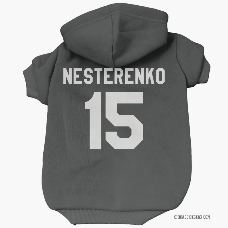 Eric Nesterenko  Black White Chicago Blackhawks  Cat & Dog Pet Hoodie