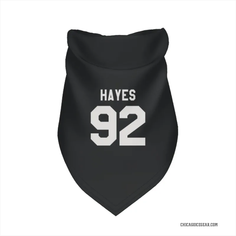Gavin Hayes  Black White Chicago Blackhawks  Cat & Dog Pet Bandana