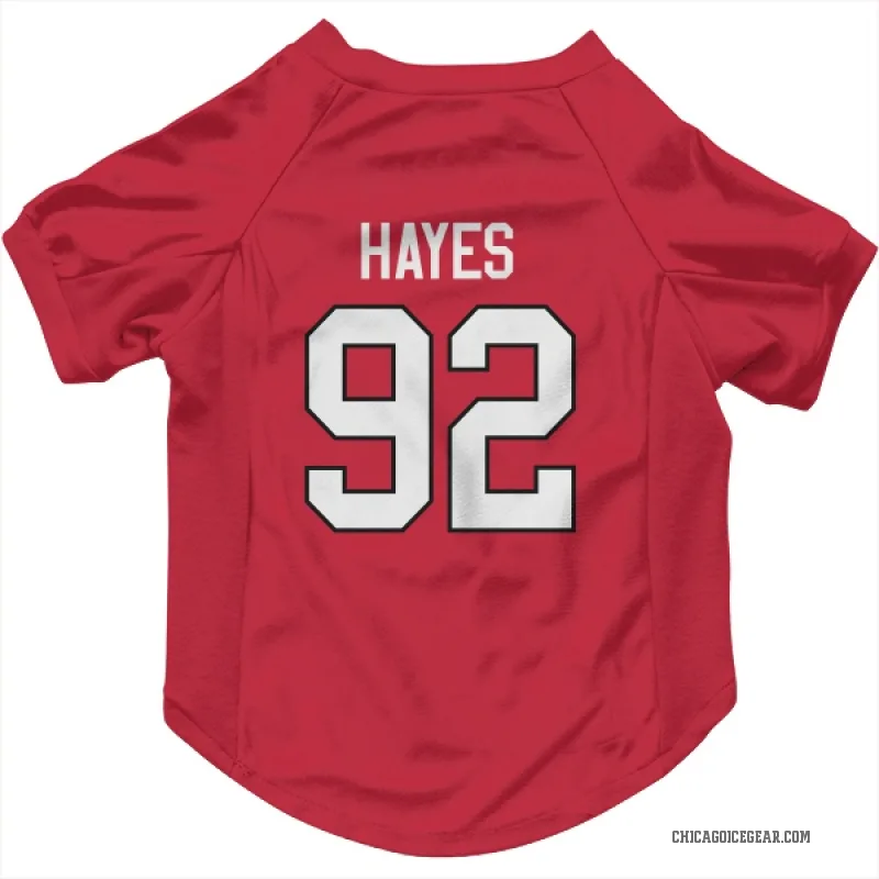 Gavin Hayes  Red Chicago Blackhawks  Cat & Dog Pet Jersey