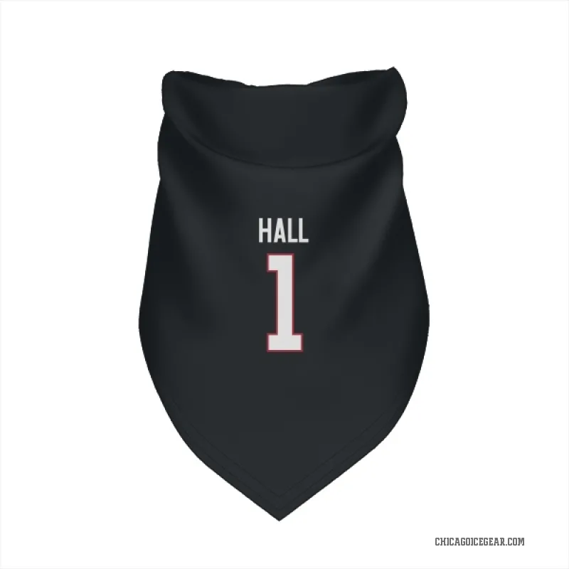 Glenn Hall  Black Chicago Blackhawks  Cat & Dog Pet Bandana