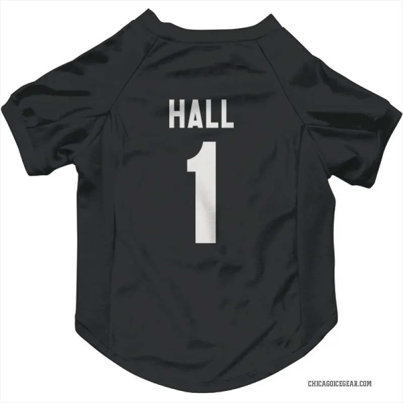 Glenn Hall  Black White Chicago Blackhawks  Cat & Dog Pet Jersey