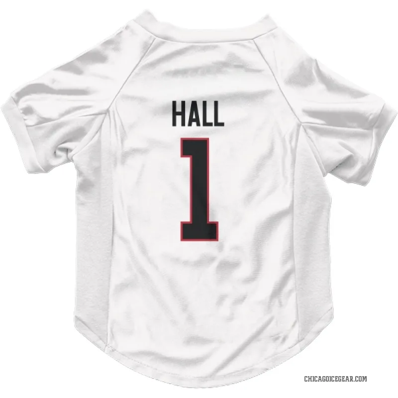 Glenn Hall  White Chicago Blackhawks  Cat & Dog Pet Jersey