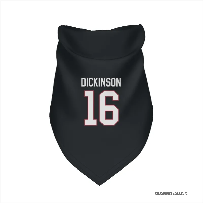 Jason Dickinson  Black Chicago Blackhawks  Cat & Dog Pet Bandana
