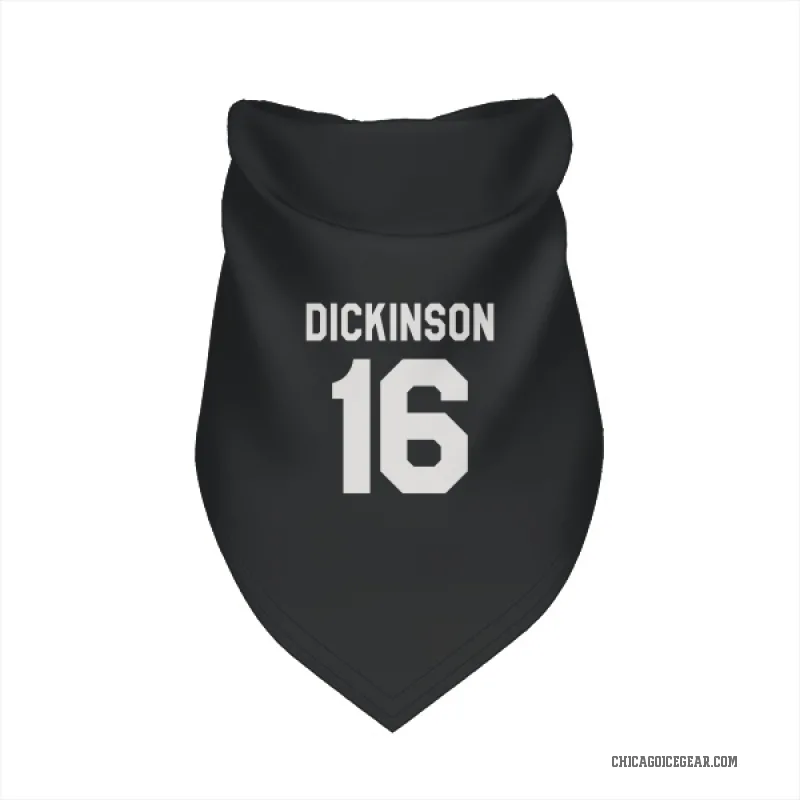 Jason Dickinson  Black White Chicago Blackhawks  Cat & Dog Pet Bandana