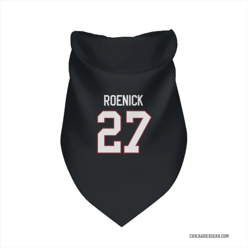 Jeremy Roenick  Black Chicago Blackhawks  Cat & Dog Pet Bandana