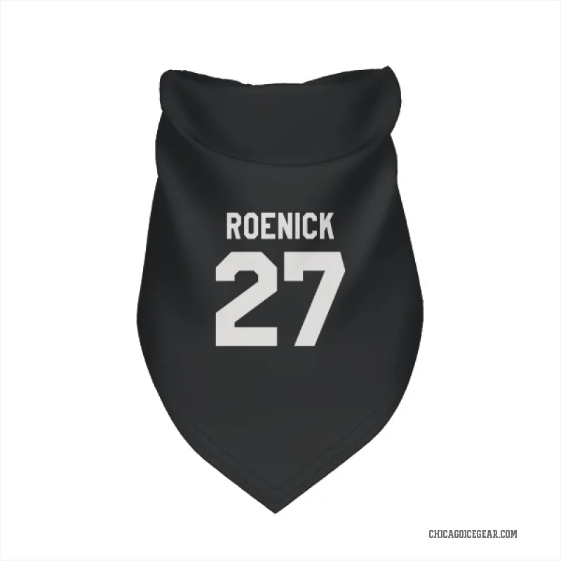 Jeremy Roenick  Black White Chicago Blackhawks  Cat & Dog Pet Bandana