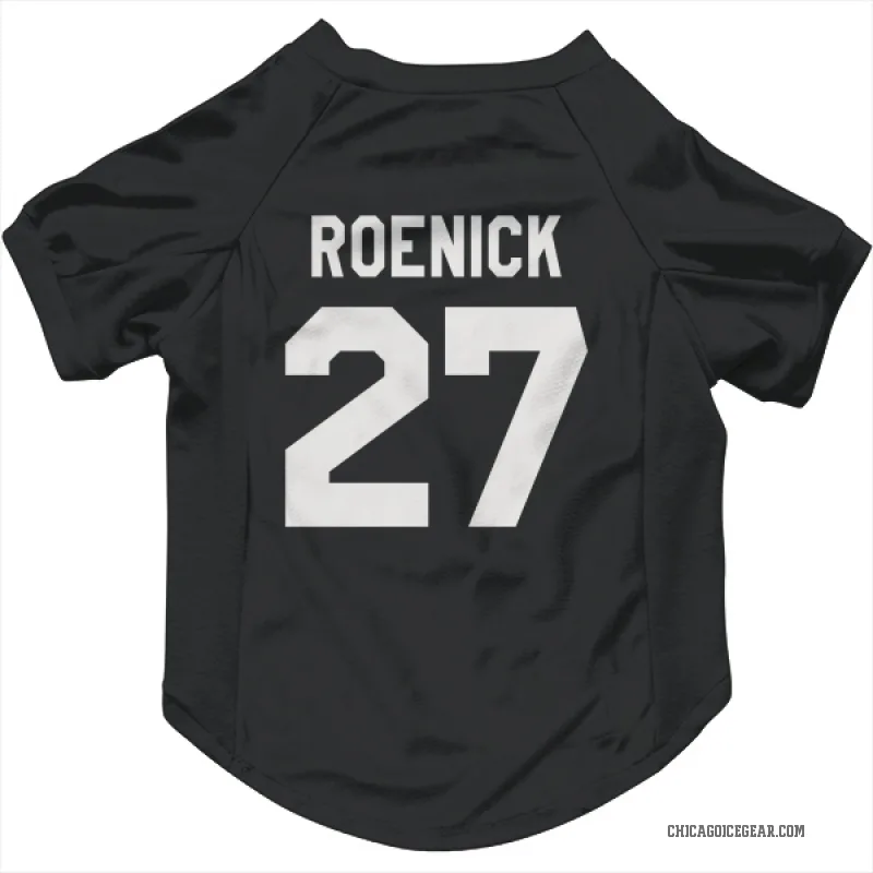 Jeremy Roenick  Black White Chicago Blackhawks  Cat & Dog Pet Jersey