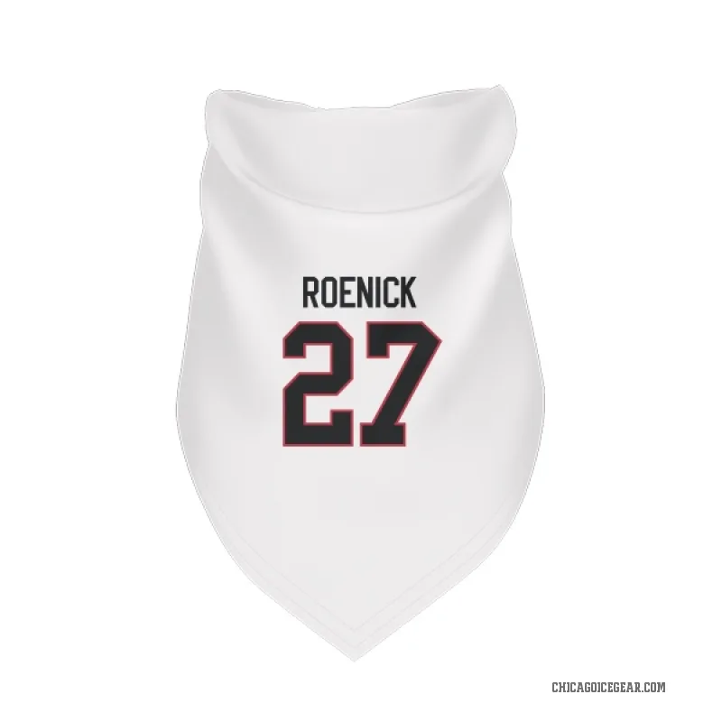 Jeremy Roenick  White Chicago Blackhawks  Cat & Dog Pet Bandana