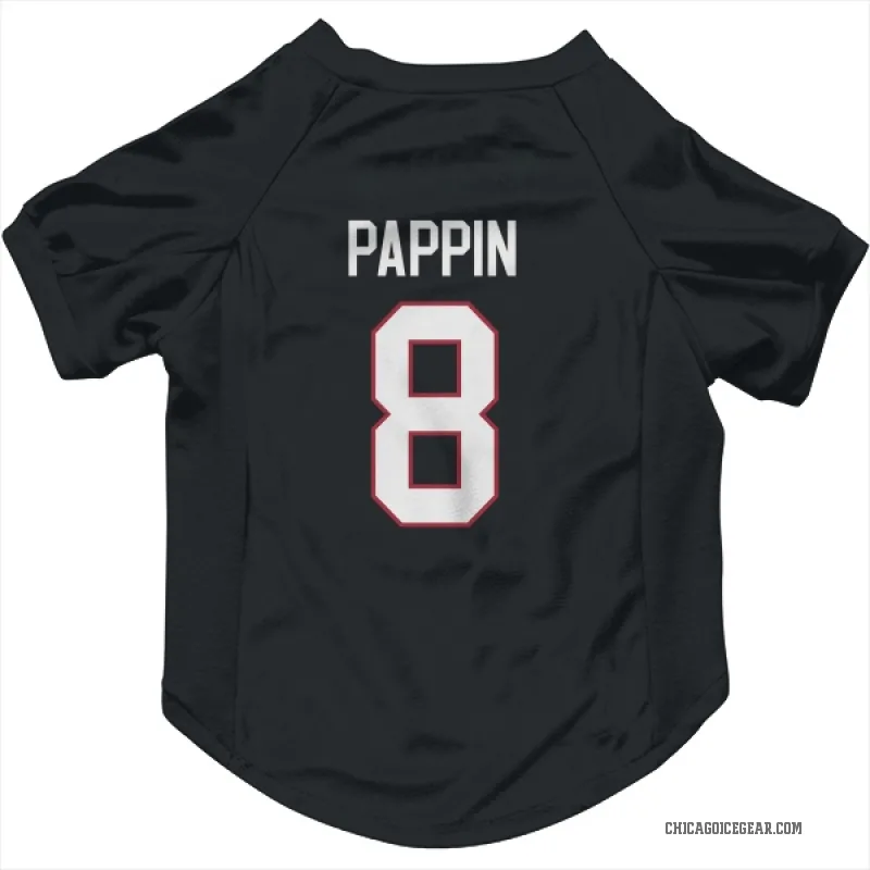 Jim Pappin  Black Chicago Blackhawks  Cat & Dog Pet Jersey