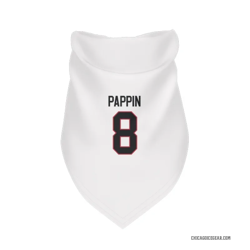 Jim Pappin  White Chicago Blackhawks  Cat & Dog Pet Bandana