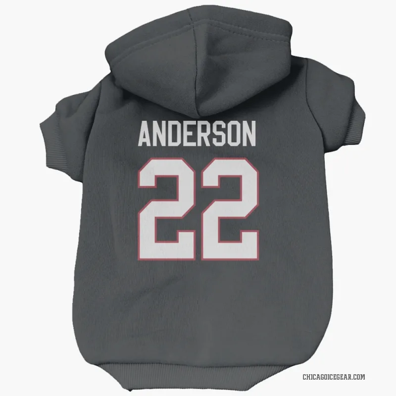 Joey Anderson  Black Chicago Blackhawks  Cat & Dog Pet Hoodie