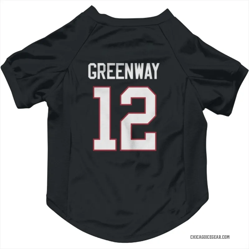 Jordan Greenway  Black Chicago Blackhawks  Cat & Dog Pet Jersey