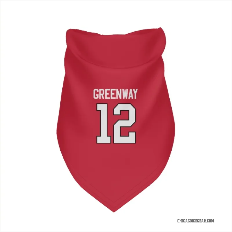 Jordan Greenway  Red Chicago Blackhawks  Cat & Dog Pet Bandana