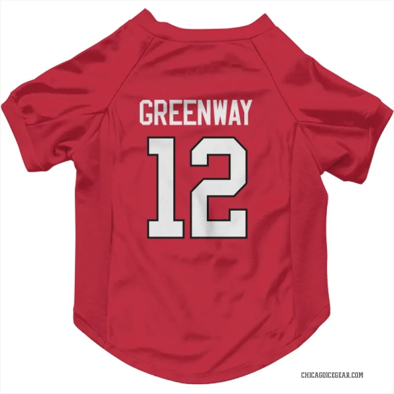 Jordan Greenway  Red Chicago Blackhawks  Cat & Dog Pet Jersey