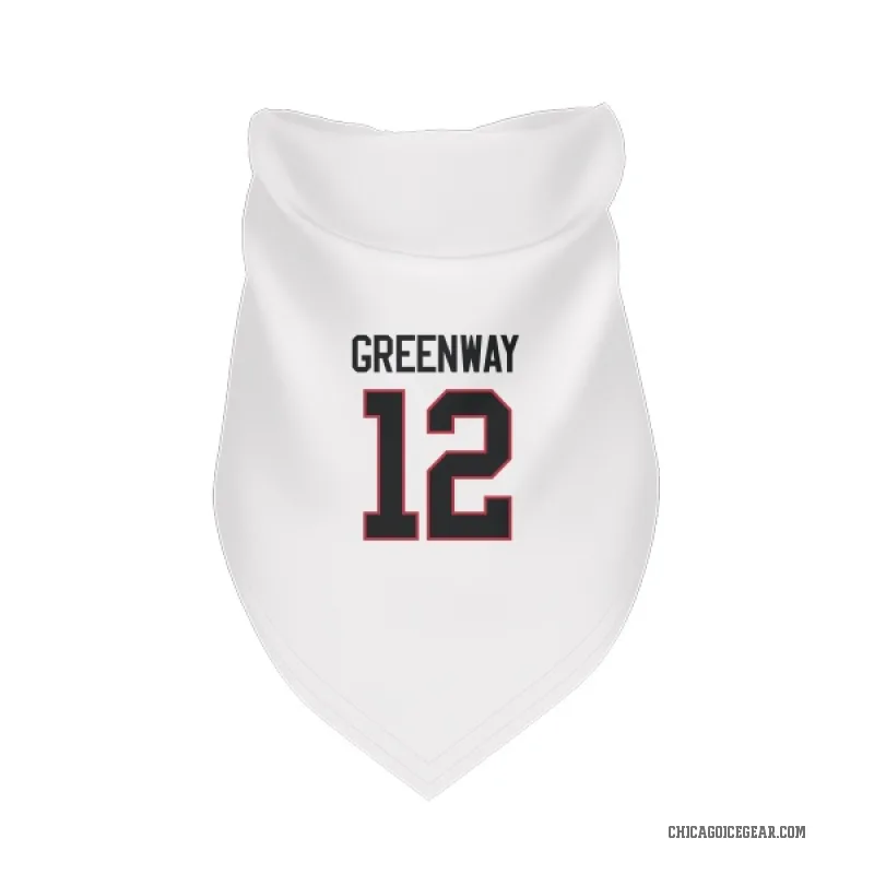 Jordan Greenway  White Chicago Blackhawks  Cat & Dog Pet Bandana