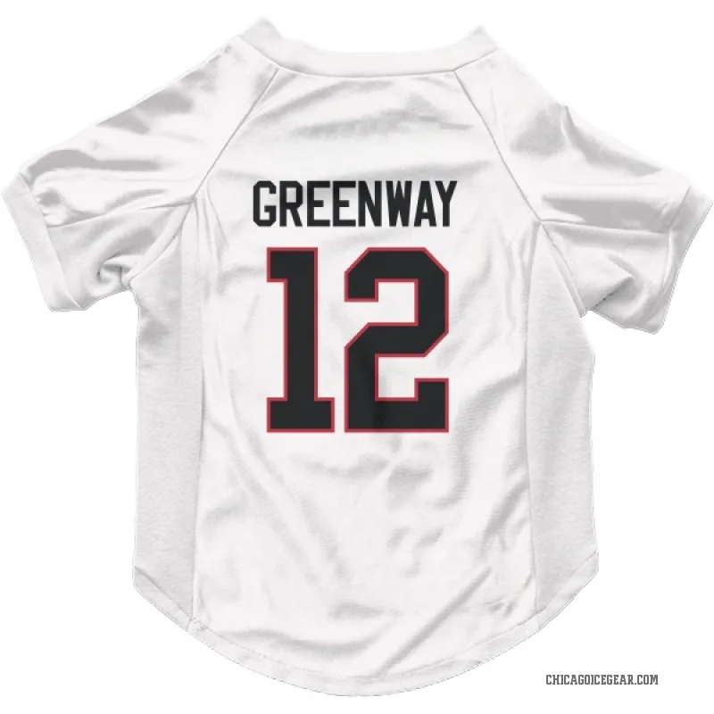 Jordan Greenway  White Chicago Blackhawks  Cat & Dog Pet Jersey