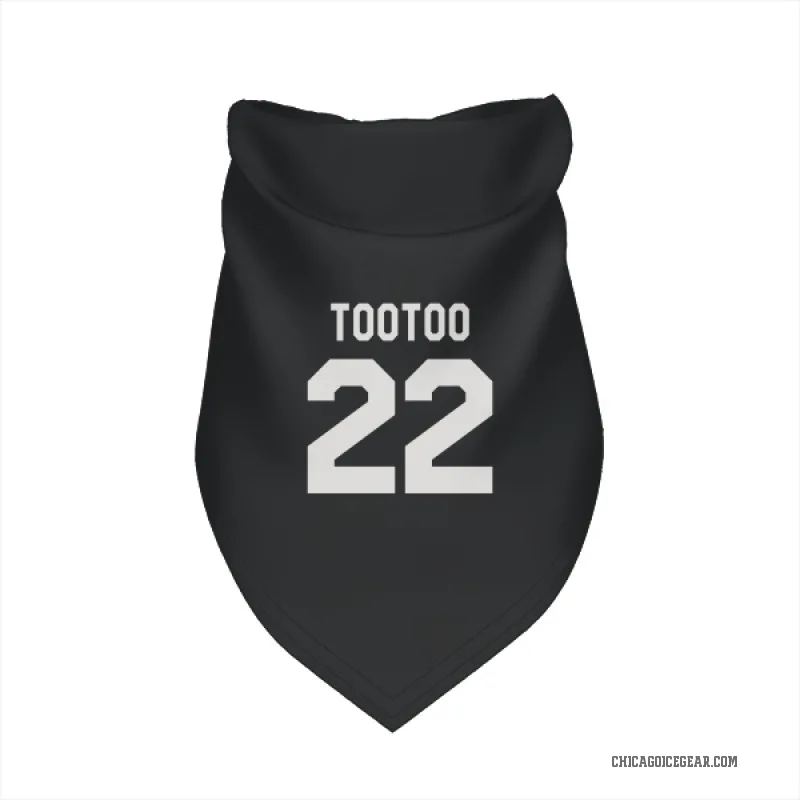 Jordin Tootoo  Black White Chicago Blackhawks  Cat & Dog Pet Bandana