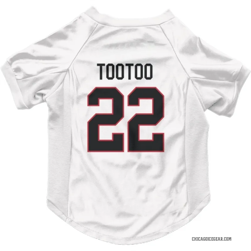 Jordin Tootoo  White Chicago Blackhawks  Cat & Dog Pet Jersey