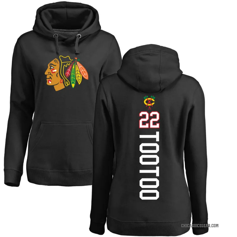 Jordin Tootoo Women's Black Chicago Blackhawks Branded Backer Pullover Hoodie
