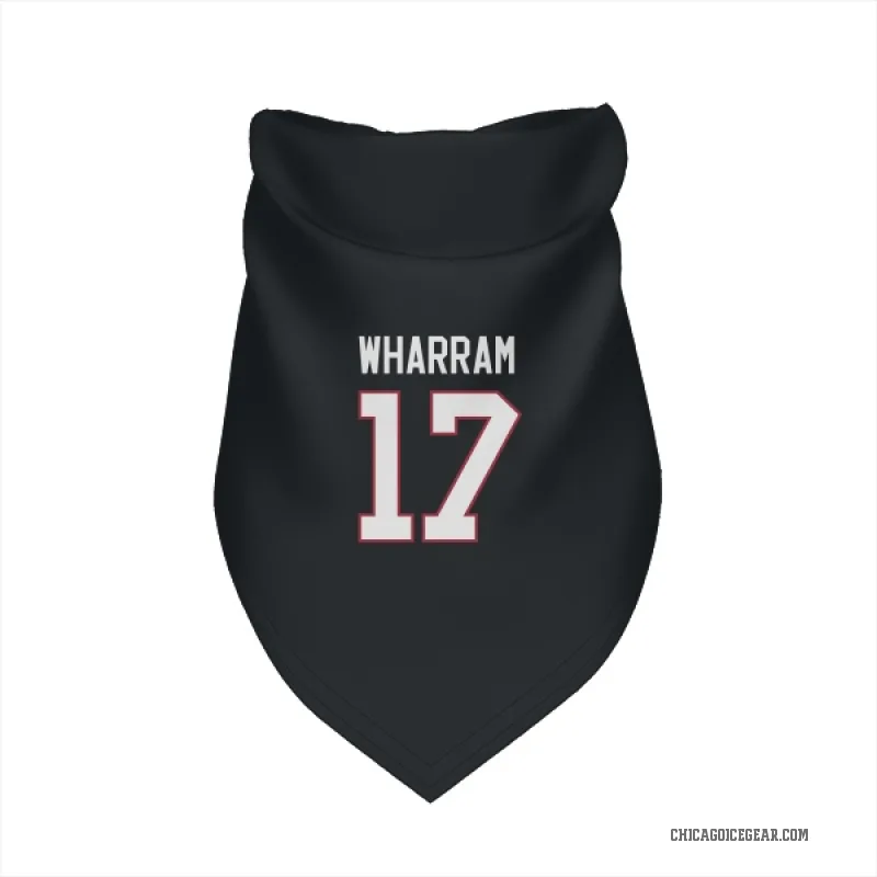 Kenny Wharram  Black Chicago Blackhawks  Cat & Dog Pet Bandana